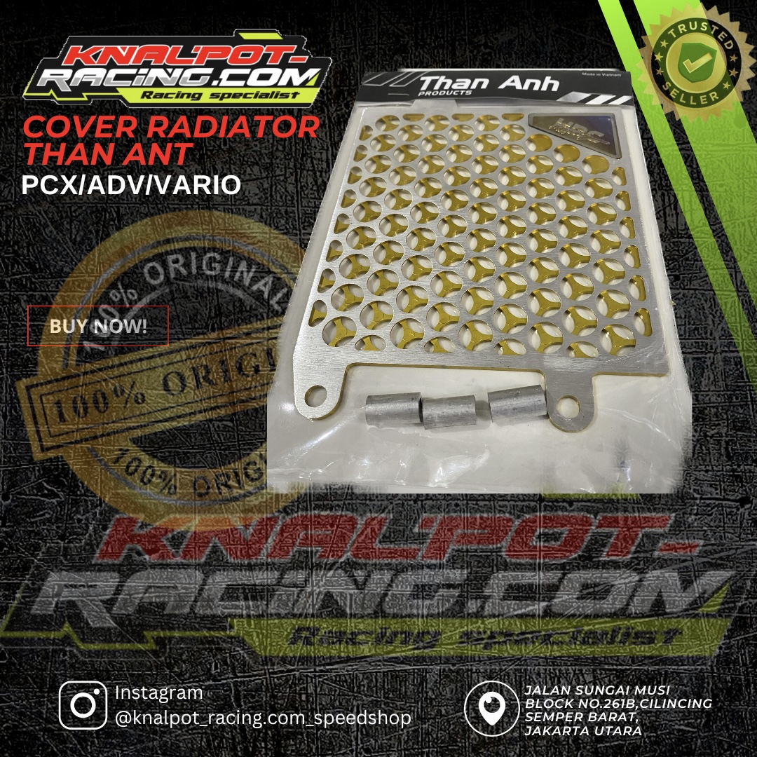 COVER RADIATOR THAN ANT GOLD VARIO/ADV/PCX